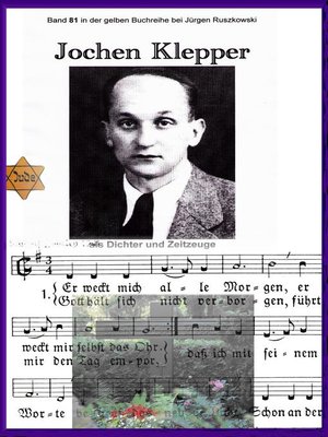 cover image of Jochen Klepper--Dichter und Zeitzeuge